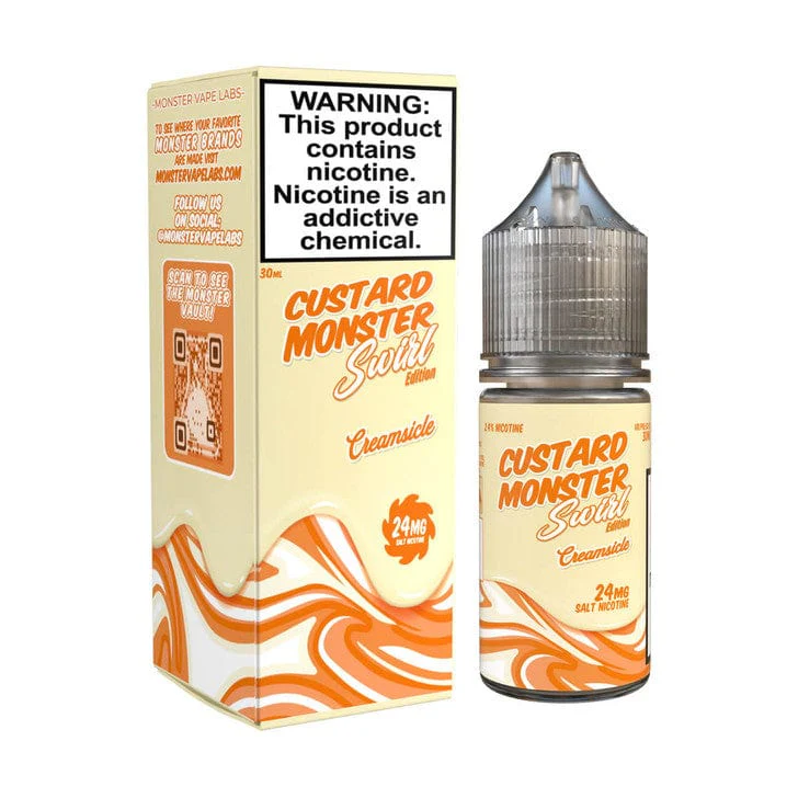Custard Monster Swirl Edition - Creamsicle - Salt - 30ml