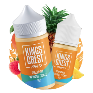 Kings Crest Fruits - Pineapple Apricot Lychee Ice - 120 ml