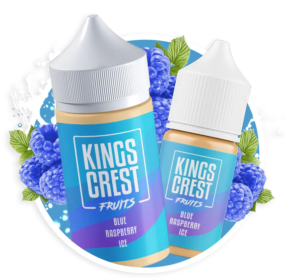 Kings Crest Fruits - Blue Raspberry Ice - Salt - 30ml