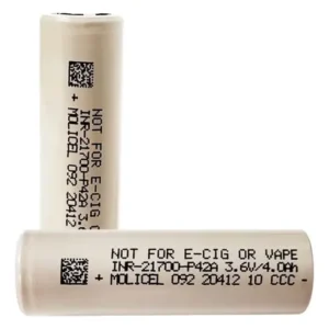 BaterÃa Molicel 21700 P42A 3.6v/4Ah